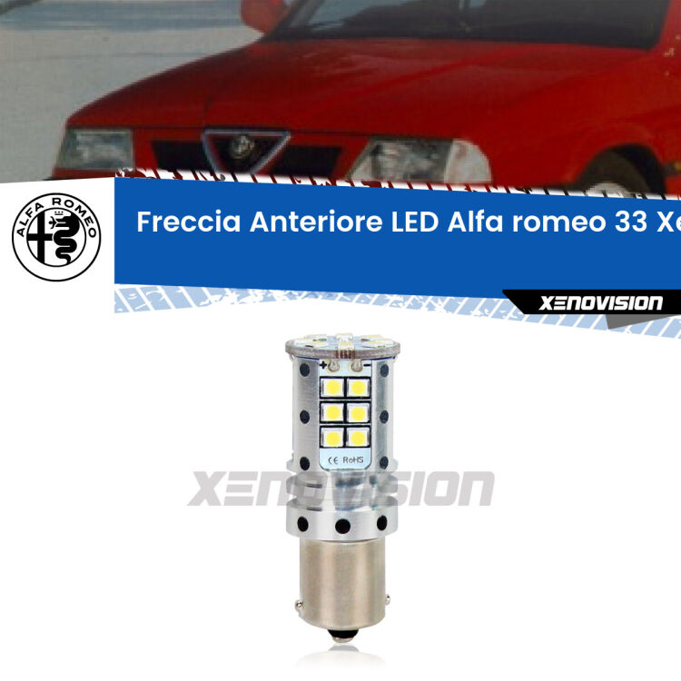 <strong>LED </strong><strong>P21W</strong><strong> p</strong><strong><strong>e</strong>r freccia anteriore Alfa romeo 33</strong>. 8x volte più luce, No Hyperflash, dimensioni compatte. Qualità Massima.