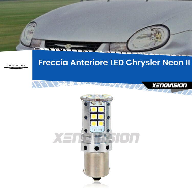 <strong>LED </strong><strong>P21W</strong><strong> p</strong><strong><strong>e</strong>r freccia anteriore Chrysler Neon II</strong>. 8x volte più luce, No Hyperflash, dimensioni compatte. Qualità Massima.