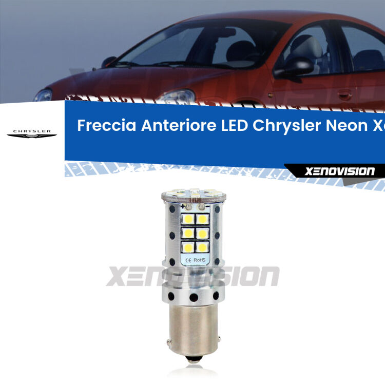 <strong>LED </strong><strong>P21W</strong><strong> p</strong><strong><strong>e</strong>r freccia anteriore Chrysler Neon</strong>. 8x volte più luce, No Hyperflash, dimensioni compatte. Qualità Massima.