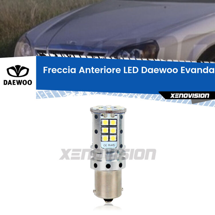 <strong>LED </strong><strong>P21W</strong><strong> p</strong><strong><strong>e</strong>r freccia anteriore Daewoo Evanda</strong>. 8x volte più luce, No Hyperflash, dimensioni compatte. Qualità Massima.