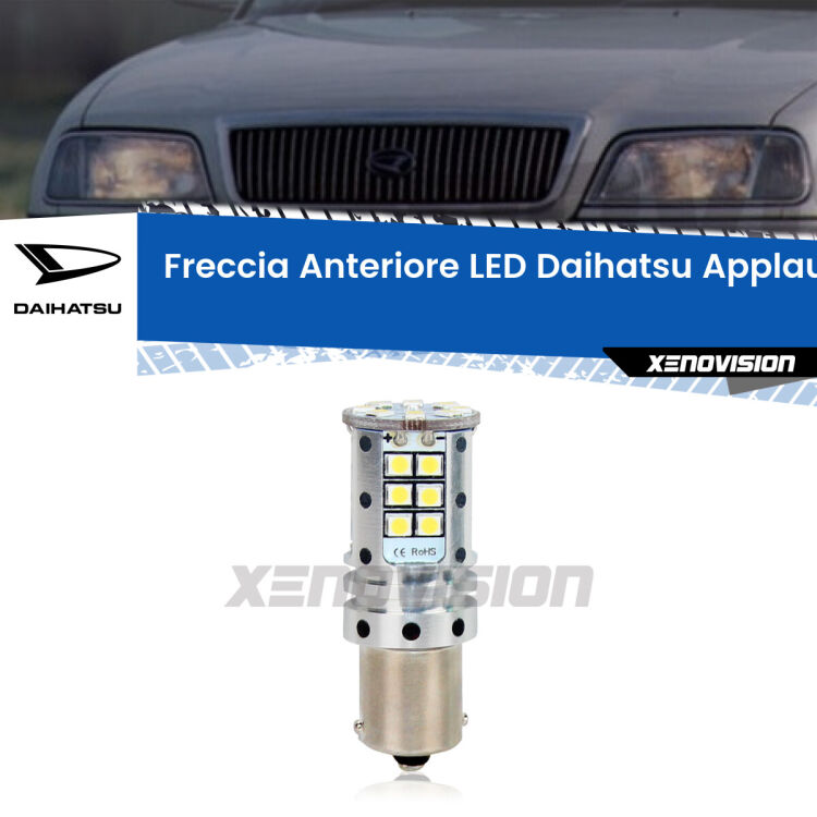 <strong>LED </strong><strong>P21W</strong><strong> p</strong><strong><strong>e</strong>r freccia anteriore Daihatsu Applause</strong>. 8x volte più luce, No Hyperflash, dimensioni compatte. Qualità Massima.