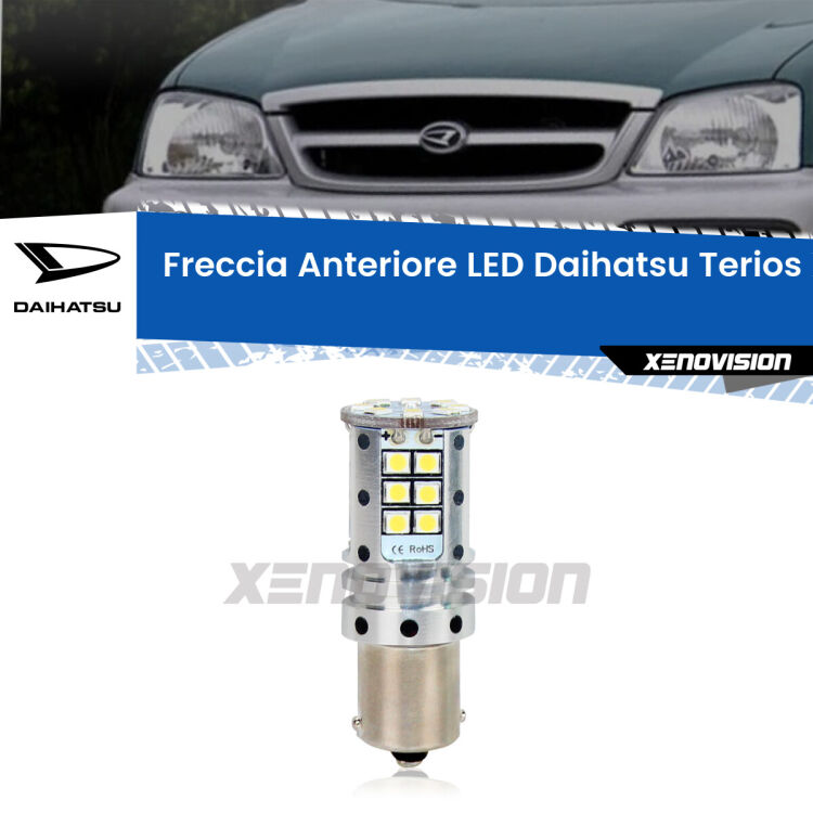 <strong>LED </strong><strong>P21W</strong><strong> p</strong><strong><strong>e</strong>r freccia anteriore Daihatsu Terios</strong>. 8x volte più luce, No Hyperflash, dimensioni compatte. Qualità Massima.