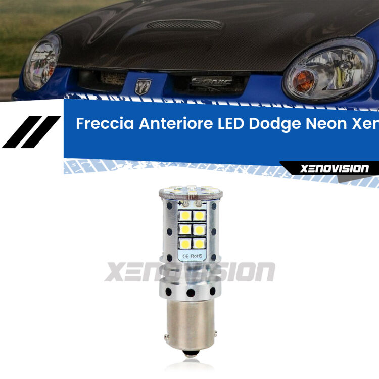 <strong>LED </strong><strong>P21W</strong><strong> p</strong><strong><strong>e</strong>r freccia anteriore Dodge Neon</strong>. 8x volte più luce, No Hyperflash, dimensioni compatte. Qualità Massima.