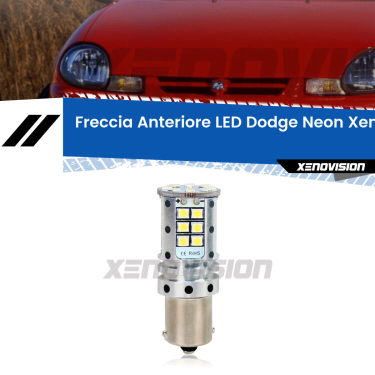 <strong>LED </strong><strong>P21W</strong><strong> p</strong><strong><strong>e</strong>r freccia anteriore Dodge Neon</strong>. 8x volte più luce, No Hyperflash, dimensioni compatte. Qualità Massima.