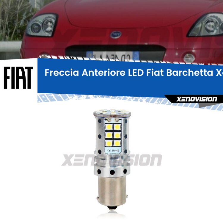 <strong>LED </strong><strong>P21W</strong><strong> p</strong><strong><strong>e</strong>r freccia anteriore Fiat Barchetta</strong>. 8x volte più luce, No Hyperflash, dimensioni compatte. Qualità Massima.