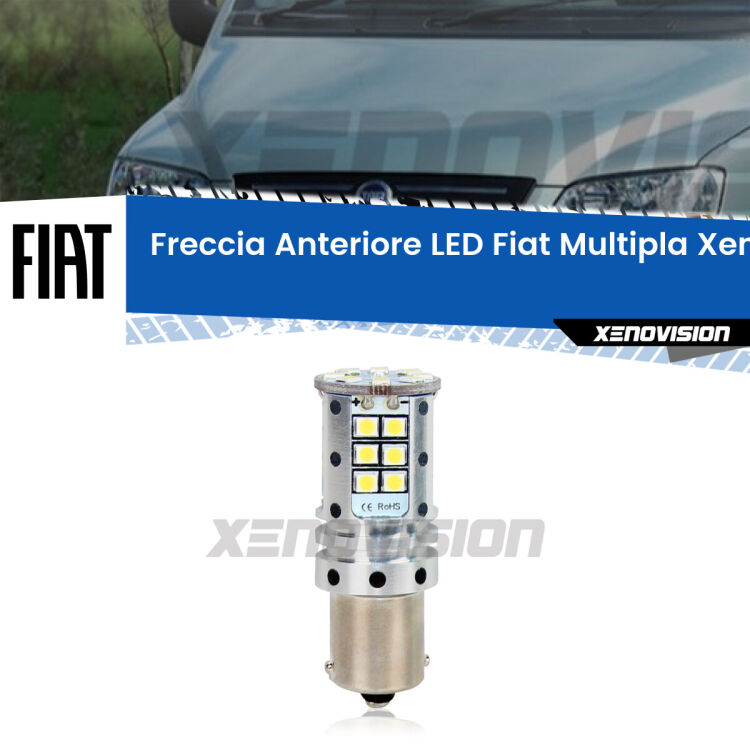 <strong>LED </strong><strong>P21W</strong><strong> p</strong><strong><strong>e</strong>r freccia anteriore Fiat Multipla</strong>. 8x volte più luce, No Hyperflash, dimensioni compatte. Qualità Massima.