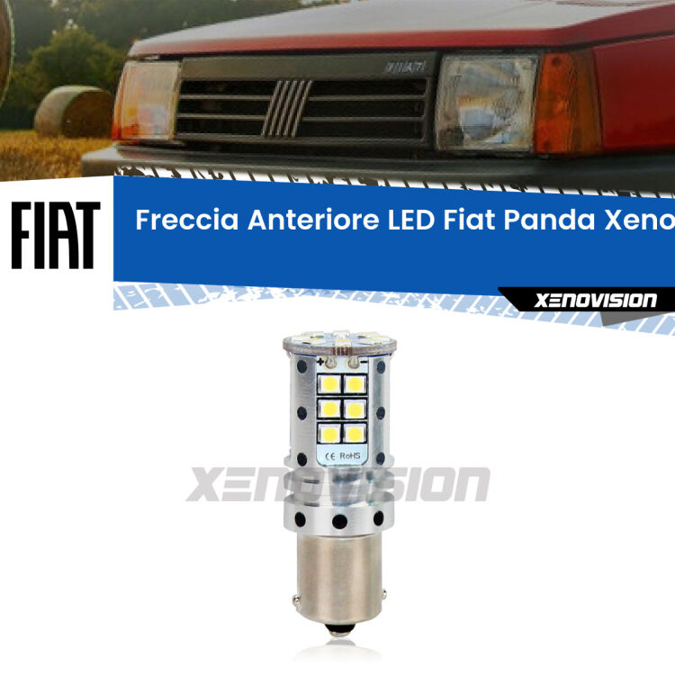 <strong>LED </strong><strong>P21W</strong><strong> p</strong><strong><strong>e</strong>r freccia anteriore Fiat Panda</strong>. 8x volte più luce, No Hyperflash, dimensioni compatte. Qualità Massima.