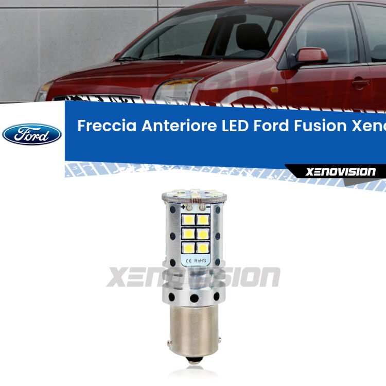 <strong>LED </strong><strong>P21W</strong><strong> p</strong><strong><strong>e</strong>r freccia anteriore Ford Fusion</strong>. 8x volte più luce, No Hyperflash, dimensioni compatte. Qualità Massima.