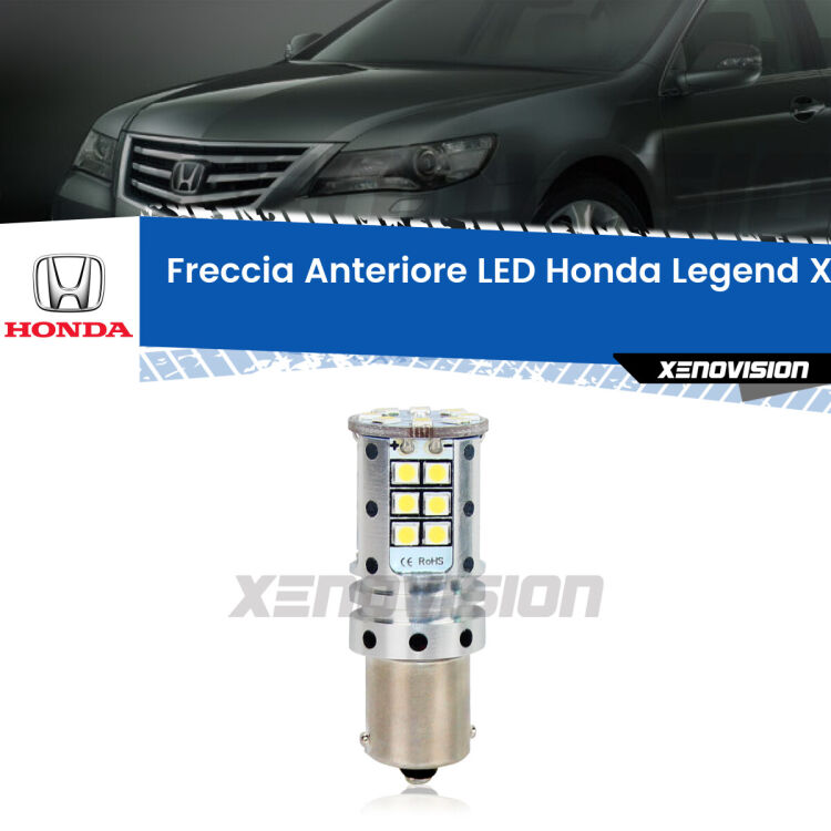 <strong>LED </strong><strong>P21W</strong><strong> p</strong><strong><strong>e</strong>r freccia anteriore Honda Legend</strong>. 8x volte più luce, No Hyperflash, dimensioni compatte. Qualità Massima.