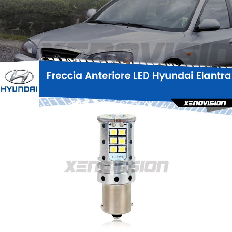 <strong>LED </strong><strong>P21W</strong><strong> p</strong><strong><strong>e</strong>r freccia anteriore Hyundai Elantra</strong>. 8x volte più luce, No Hyperflash, dimensioni compatte. Qualità Massima.