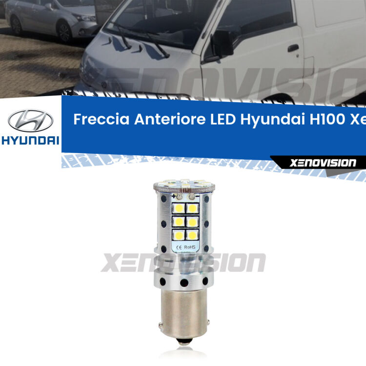 <strong>LED </strong><strong>P21W</strong><strong> p</strong><strong><strong>e</strong>r freccia anteriore Hyundai H100</strong>. 8x volte più luce, No Hyperflash, dimensioni compatte. Qualità Massima.