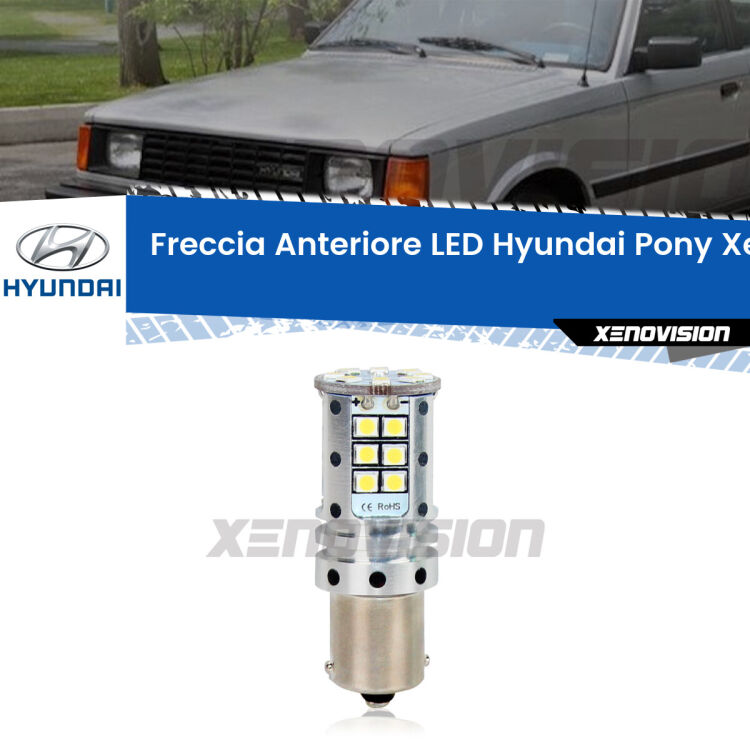 <strong>LED </strong><strong>P21W</strong><strong> p</strong><strong><strong>e</strong>r freccia anteriore Hyundai Pony</strong>. 8x volte più luce, No Hyperflash, dimensioni compatte. Qualità Massima.