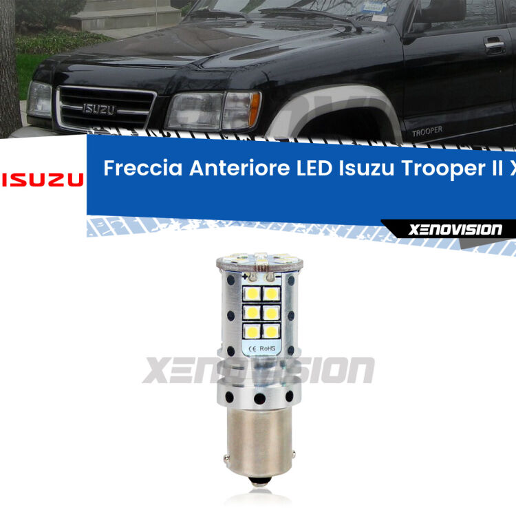 <strong>LED </strong><strong>P21W</strong><strong> p</strong><strong><strong>e</strong>r freccia anteriore Isuzu Trooper II</strong>. 8x volte più luce, No Hyperflash, dimensioni compatte. Qualità Massima.