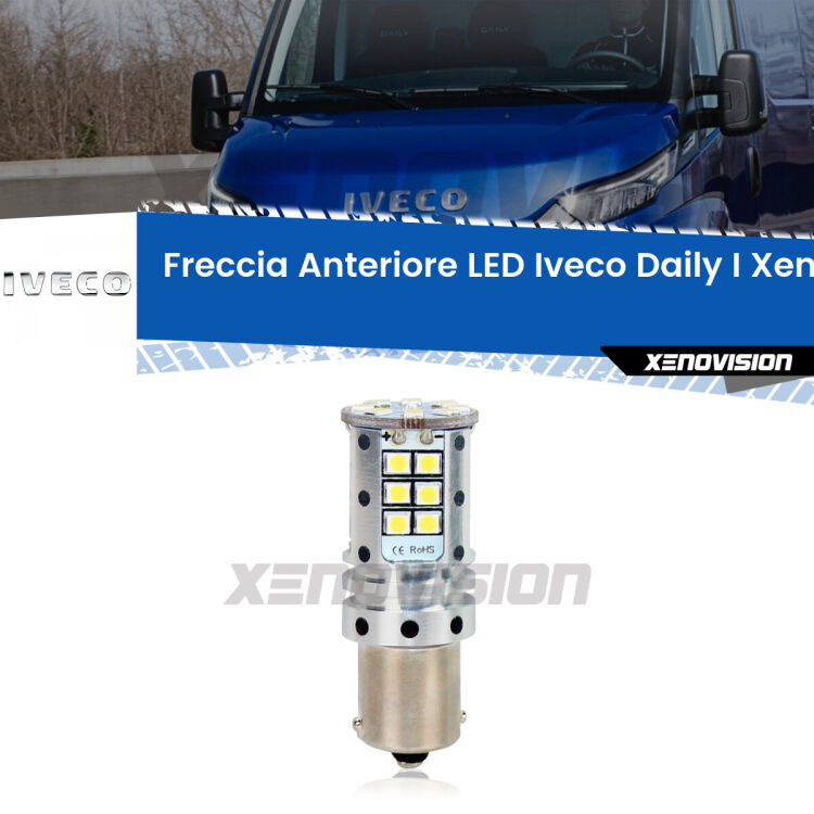 <strong>LED </strong><strong>P21W</strong><strong> p</strong><strong><strong>e</strong>r freccia anteriore Iveco Daily I</strong>. 8x volte più luce, No Hyperflash, dimensioni compatte. Qualità Massima.