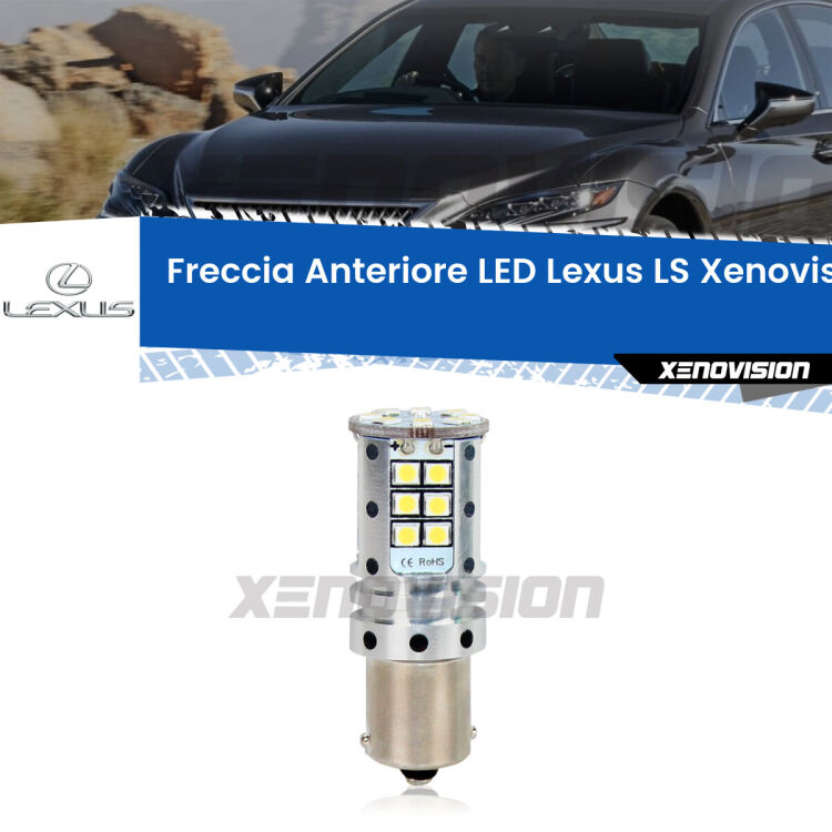 <strong>LED </strong><strong>P21W</strong><strong> p</strong><strong><strong>e</strong>r freccia anteriore Lexus LS</strong>. 8x volte più luce, No Hyperflash, dimensioni compatte. Qualità Massima.