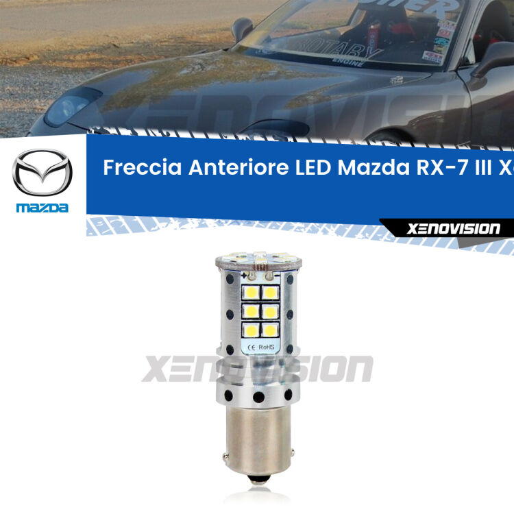 <strong>LED </strong><strong>P21W</strong><strong> p</strong><strong><strong>e</strong>r freccia anteriore Mazda RX-7 III</strong>. 8x volte più luce, No Hyperflash, dimensioni compatte. Qualità Massima.