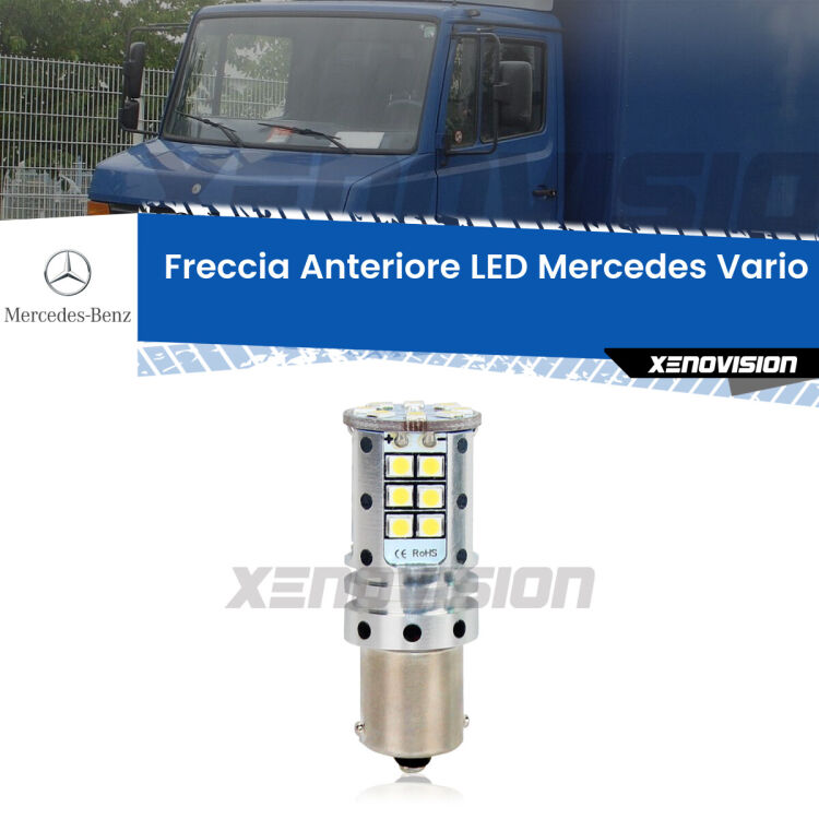 <strong>LED </strong><strong>P21W</strong><strong> p</strong><strong><strong>e</strong>r freccia anteriore Mercedes Vario</strong>. 8x volte più luce, No Hyperflash, dimensioni compatte. Qualità Massima.