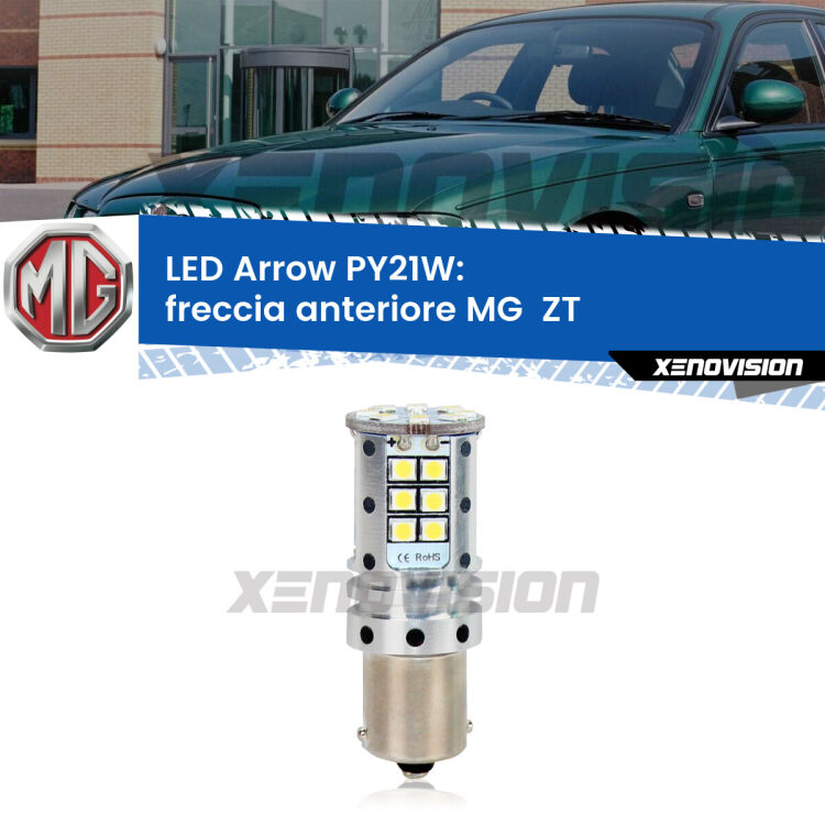 <strong>Freccia Anteriore LED no-spie per MG  ZT</strong>  2001 - 2005. Lampada <strong>PY21W</strong> modello top di gamma Arrow.