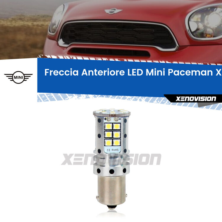 <strong>LED </strong><strong>P21W</strong><strong> p</strong><strong><strong>e</strong>r freccia anteriore Mini Paceman</strong>. 8x volte più luce, No Hyperflash, dimensioni compatte. Qualità Massima.