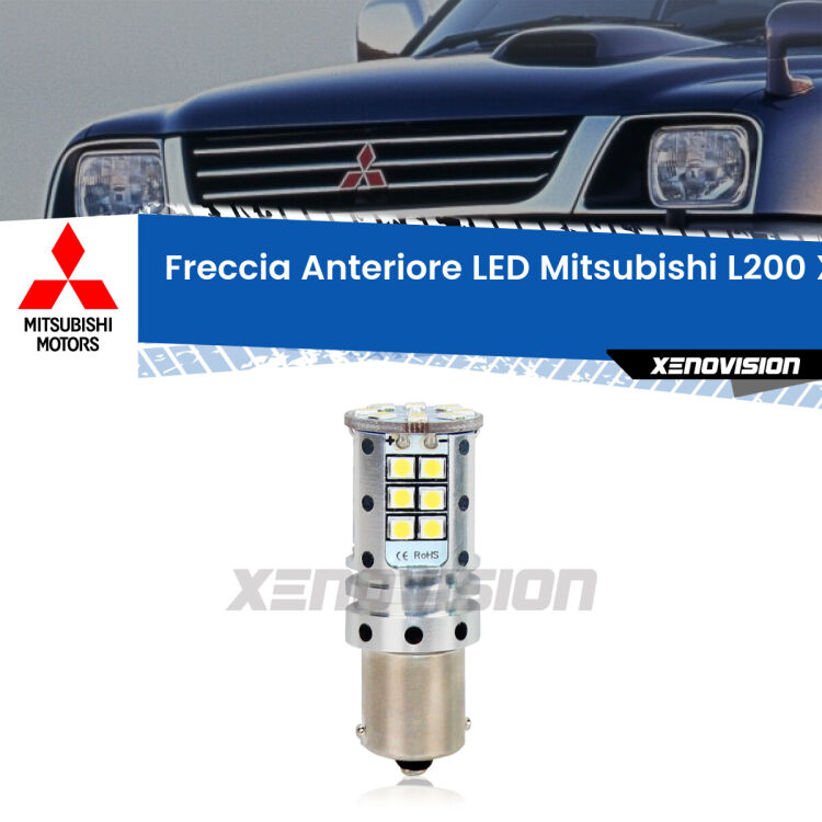 <strong>LED </strong><strong>P21W</strong><strong> p</strong><strong><strong>e</strong>r freccia anteriore Mitsubishi L200</strong>. 8x volte più luce, No Hyperflash, dimensioni compatte. Qualità Massima.