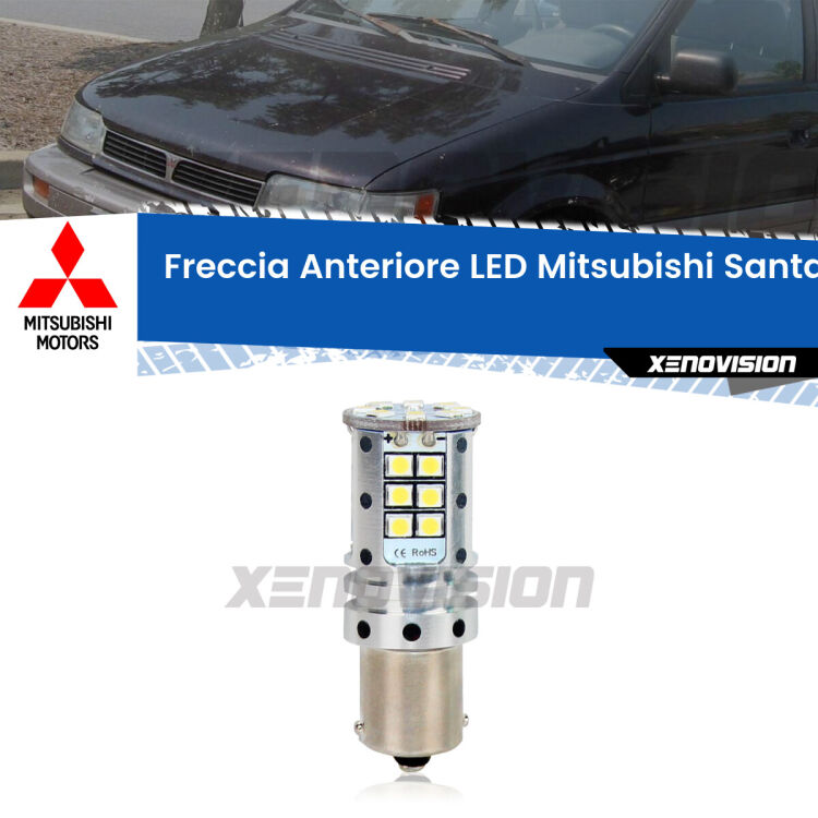 <strong>LED </strong><strong>P21W</strong><strong> p</strong><strong><strong>e</strong>r freccia anteriore Mitsubishi Santamo</strong>. 8x volte più luce, No Hyperflash, dimensioni compatte. Qualità Massima.