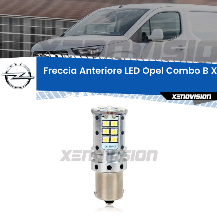 <strong>LED </strong><strong>P21W</strong><strong> p</strong><strong><strong>e</strong>r freccia anteriore Opel Combo B</strong>. 8x volte più luce, No Hyperflash, dimensioni compatte. Qualità Massima.