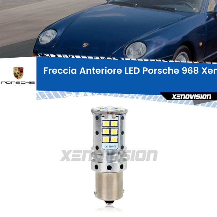 <strong>LED </strong><strong>P21W</strong><strong> p</strong><strong><strong>e</strong>r freccia anteriore Porsche 968</strong>. 8x volte più luce, No Hyperflash, dimensioni compatte. Qualità Massima.