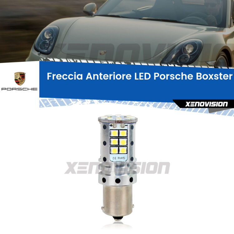 <strong>LED </strong><strong>P21W</strong><strong> p</strong><strong><strong>e</strong>r freccia anteriore Porsche Boxster</strong>. 8x volte più luce, No Hyperflash, dimensioni compatte. Qualità Massima.