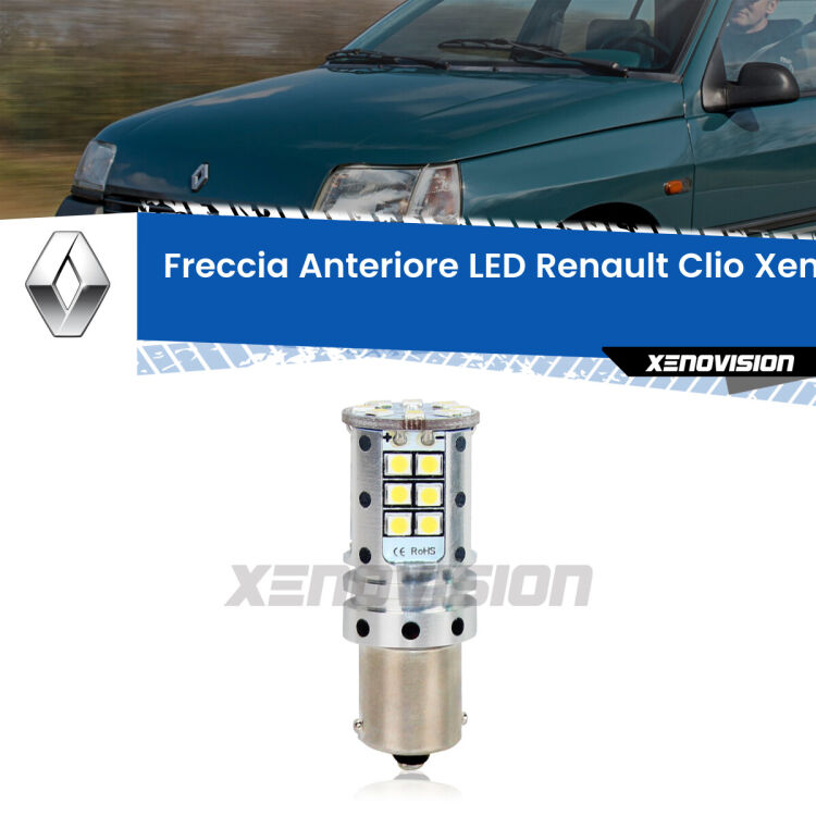 <strong>LED </strong><strong>P21W</strong><strong> p</strong><strong><strong>e</strong>r freccia anteriore Renault Clio</strong>. 8x volte più luce, No Hyperflash, dimensioni compatte. Qualità Massima.