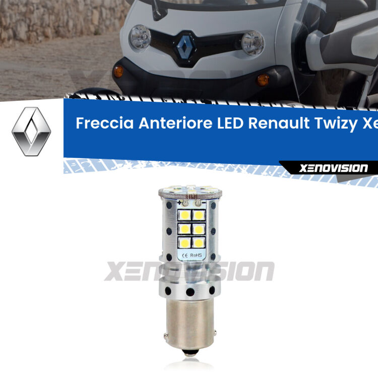 <strong>LED </strong><strong>P21W</strong><strong> p</strong><strong><strong>e</strong>r freccia anteriore Renault Twizy</strong>. 8x volte più luce, No Hyperflash, dimensioni compatte. Qualità Massima.