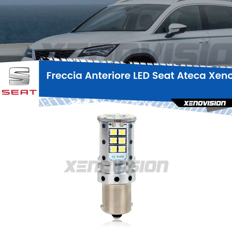 <strong>LED </strong><strong>P21W</strong><strong> p</strong><strong><strong>e</strong>r freccia anteriore Seat Ateca</strong>. 8x volte più luce, No Hyperflash, dimensioni compatte. Qualità Massima.