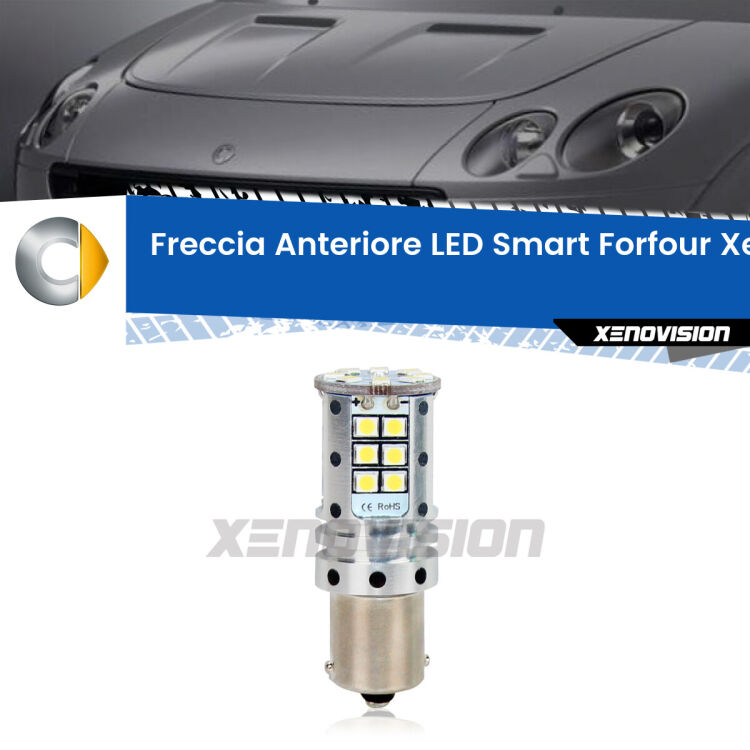 <strong>LED </strong><strong>P21W</strong><strong> p</strong><strong><strong>e</strong>r freccia anteriore Smart Forfour</strong>. 8x volte più luce, No Hyperflash, dimensioni compatte. Qualità Massima.