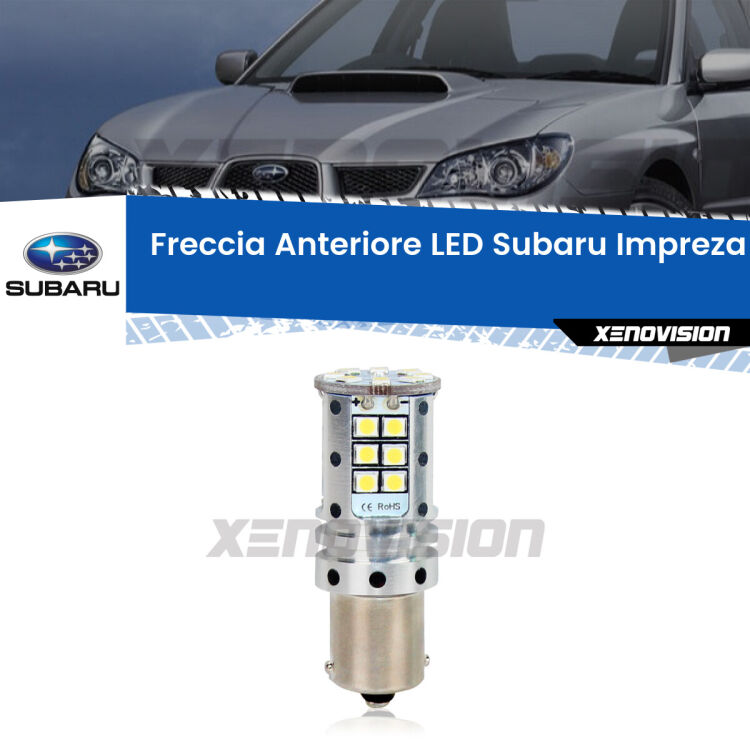 <strong>LED </strong><strong>P21W</strong><strong> p</strong><strong><strong>e</strong>r freccia anteriore Subaru Impreza</strong>. 8x volte più luce, No Hyperflash, dimensioni compatte. Qualità Massima.