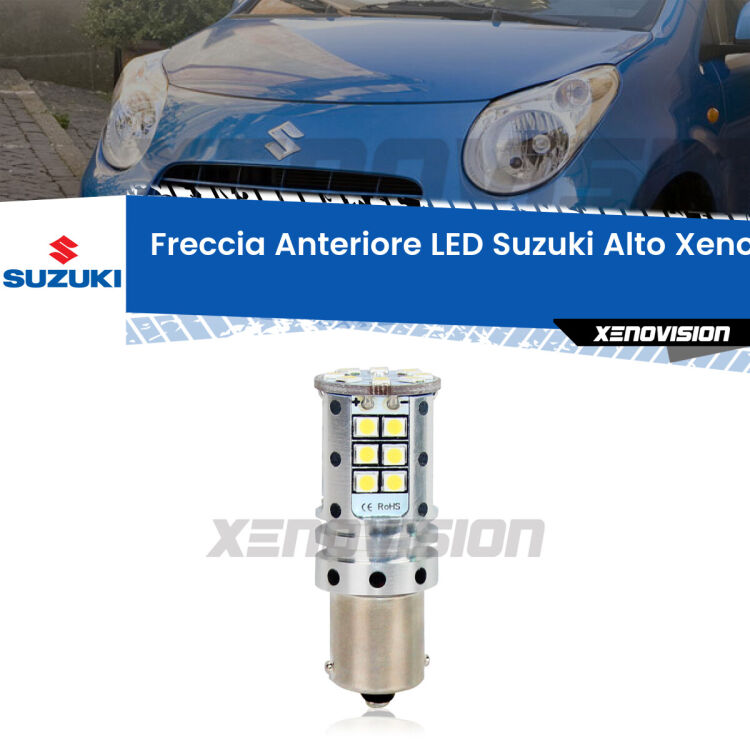 <strong>LED </strong><strong>P21W</strong><strong> p</strong><strong><strong>e</strong>r freccia anteriore Suzuki Alto</strong>. 8x volte più luce, No Hyperflash, dimensioni compatte. Qualità Massima.