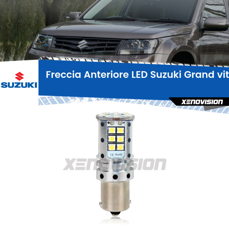 <strong>LED </strong><strong>P21W</strong><strong> p</strong><strong><strong>e</strong>r freccia anteriore Suzuki Grand vitara I</strong>. 8x volte più luce, No Hyperflash, dimensioni compatte. Qualità Massima.