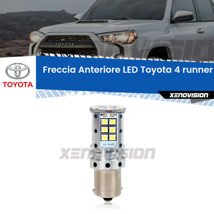 <strong>LED </strong><strong>P21W</strong><strong> p</strong><strong><strong>e</strong>r freccia anteriore Toyota 4 runner</strong>. 8x volte più luce, No Hyperflash, dimensioni compatte. Qualità Massima.