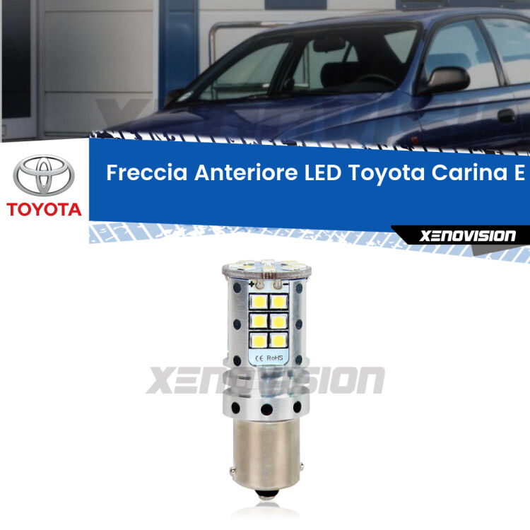 <strong>LED </strong><strong>P21W</strong><strong> p</strong><strong><strong>e</strong>r freccia anteriore Toyota Carina E</strong>. 8x volte più luce, No Hyperflash, dimensioni compatte. Qualità Massima.