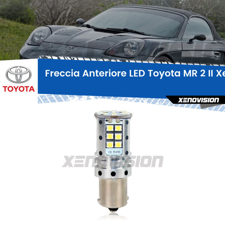 <strong>LED </strong><strong>P21W</strong><strong> p</strong><strong><strong>e</strong>r freccia anteriore Toyota MR 2 II</strong>. 8x volte più luce, No Hyperflash, dimensioni compatte. Qualità Massima.