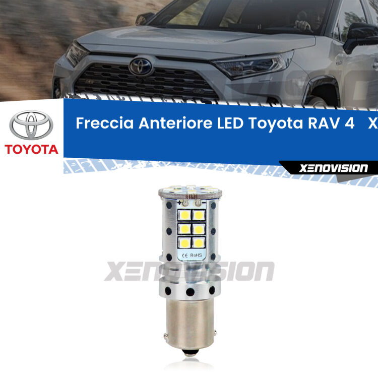 <strong>LED </strong><strong>P21W</strong><strong> p</strong><strong><strong>e</strong>r freccia anteriore Toyota RAV 4  </strong>. 8x volte più luce, No Hyperflash, dimensioni compatte. Qualità Massima.