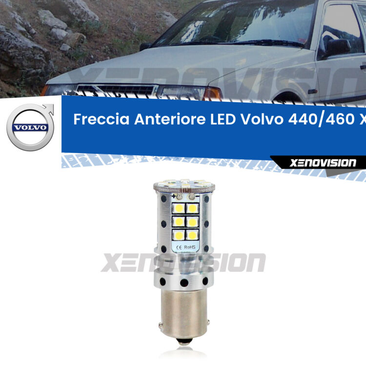 <strong>LED </strong><strong>P21W</strong><strong> p</strong><strong><strong>e</strong>r freccia anteriore Volvo 440/460</strong>. 8x volte più luce, No Hyperflash, dimensioni compatte. Qualità Massima.