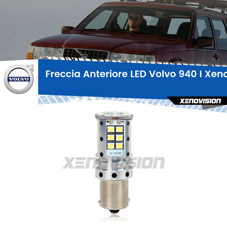 <strong>LED </strong><strong>P21W</strong><strong> p</strong><strong><strong>e</strong>r freccia anteriore Volvo 940 I</strong>. 8x volte più luce, No Hyperflash, dimensioni compatte. Qualità Massima.