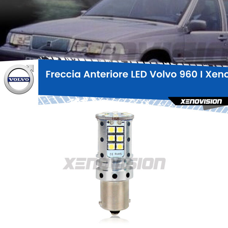 <strong>LED </strong><strong>P21W</strong><strong> p</strong><strong><strong>e</strong>r freccia anteriore Volvo 960 I</strong>. 8x volte più luce, No Hyperflash, dimensioni compatte. Qualità Massima.