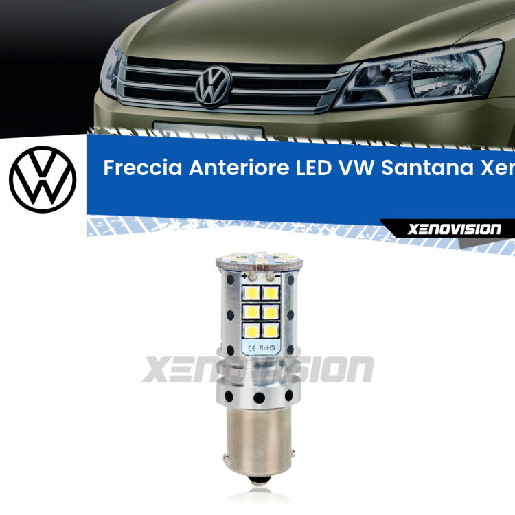 <strong>LED </strong><strong>P21W</strong><strong> p</strong><strong><strong>e</strong>r freccia anteriore VW Santana</strong>. 8x volte più luce, No Hyperflash, dimensioni compatte. Qualità Massima.