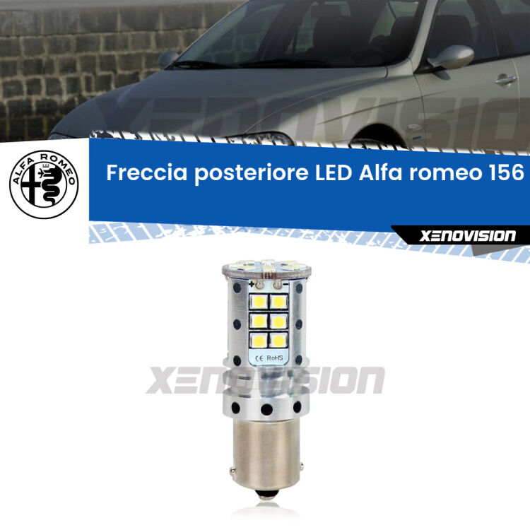 <strong>LED </strong><strong>P21W</strong><strong> p</strong><strong><strong>e</strong>r freccia posteriore Alfa romeo 156</strong>. 8x volte più luce, No Hyperflash, dimensioni compatte. Qualità Massima.