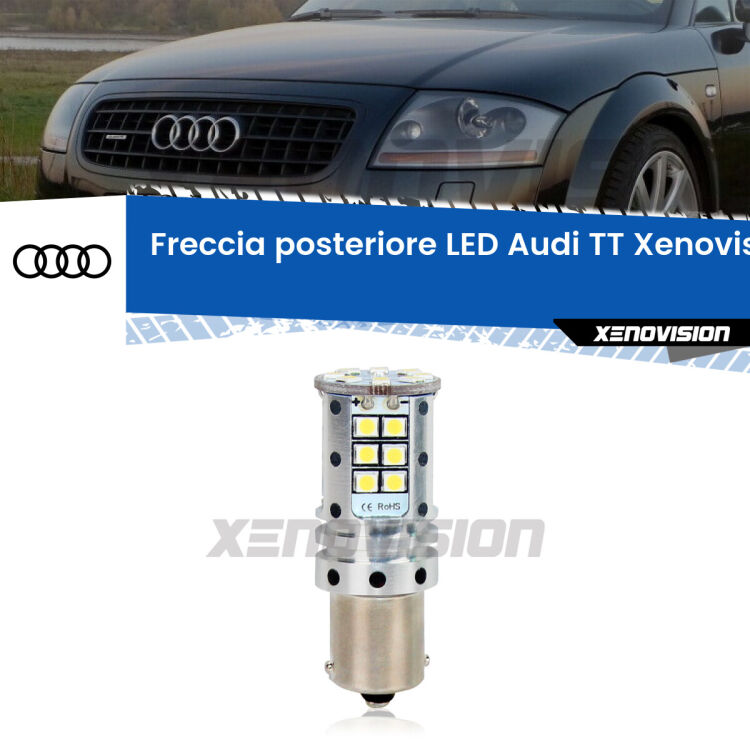 <strong>LED </strong><strong>P21W</strong><strong> p</strong><strong><strong>e</strong>r freccia posteriore Audi TT</strong>. 8x volte più luce, No Hyperflash, dimensioni compatte. Qualità Massima.