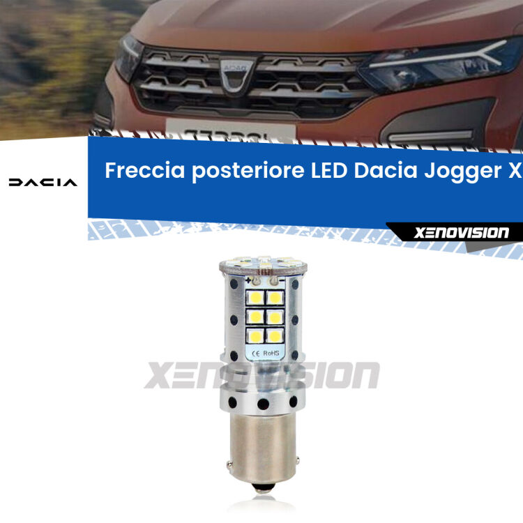 <strong>LED </strong><strong>P21W</strong><strong> p</strong><strong><strong>e</strong>r freccia posteriore Dacia Jogger</strong>. 8x volte più luce, No Hyperflash, dimensioni compatte. Qualità Massima.