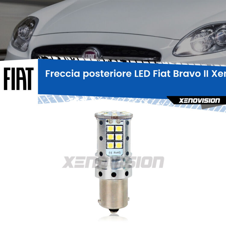 <strong>LED </strong><strong>P21W</strong><strong> p</strong><strong><strong>e</strong>r freccia posteriore Fiat Bravo II</strong>. 8x volte più luce, No Hyperflash, dimensioni compatte. Qualità Massima.