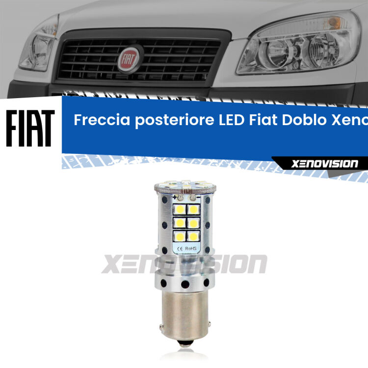 <strong>LED </strong><strong>P21W</strong><strong> p</strong><strong><strong>e</strong>r freccia posteriore Fiat Doblo</strong>. 8x volte più luce, No Hyperflash, dimensioni compatte. Qualità Massima.