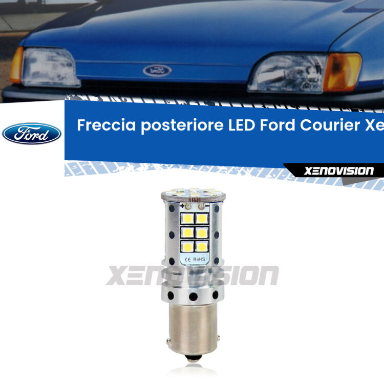 <strong>LED </strong><strong>P21W</strong><strong> p</strong><strong><strong>e</strong>r freccia posteriore Ford Courier</strong>. 8x volte più luce, No Hyperflash, dimensioni compatte. Qualità Massima.