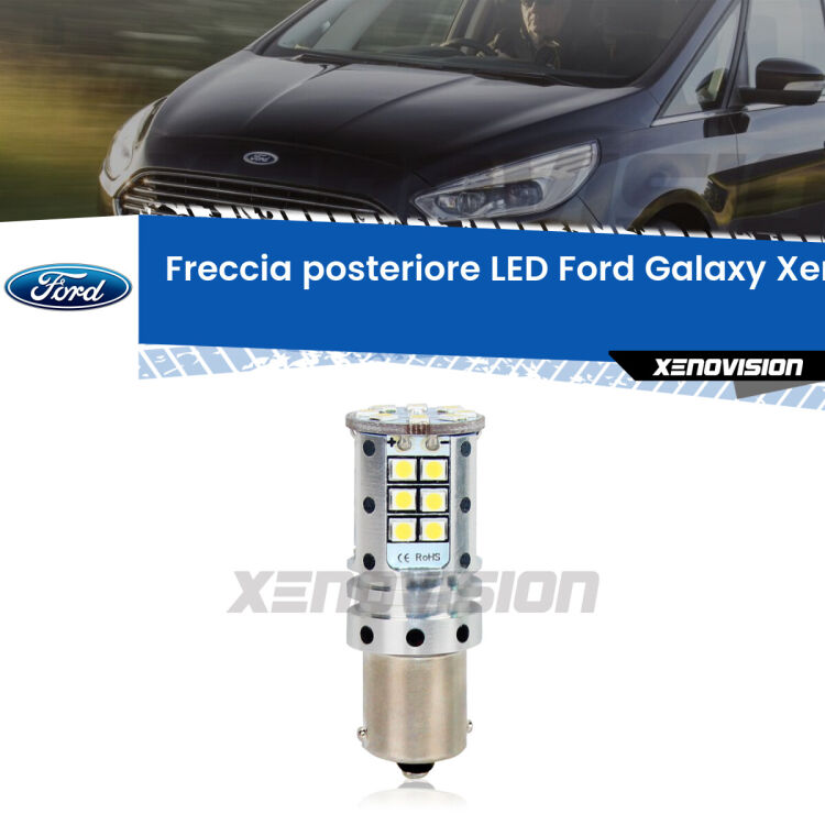 <strong>LED </strong><strong>P21W</strong><strong> p</strong><strong><strong>e</strong>r freccia posteriore Ford Galaxy</strong>. 8x volte più luce, No Hyperflash, dimensioni compatte. Qualità Massima.